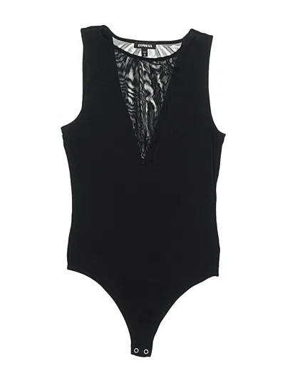Pre-owned Express Bodysuit In Black
