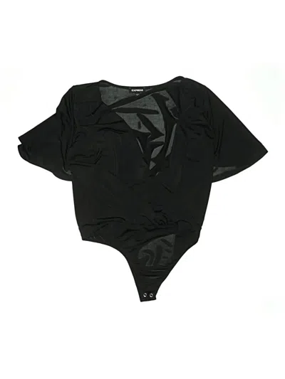 Pre-owned Express Bodysuit In Black