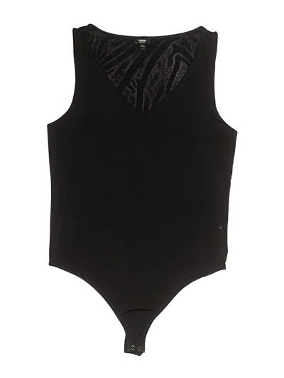 Pre-owned Express Bodysuit In Black