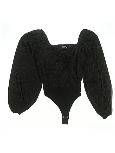 Pre-owned Express Bodysuit In Black