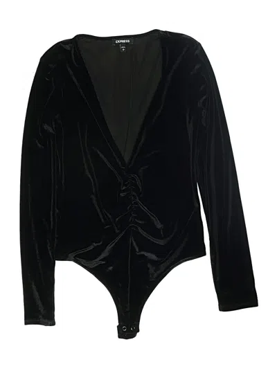 Pre-owned Express Bodysuit In Black