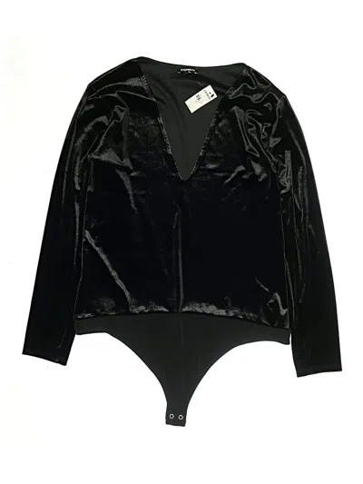 Pre-owned Express Bodysuit In Black