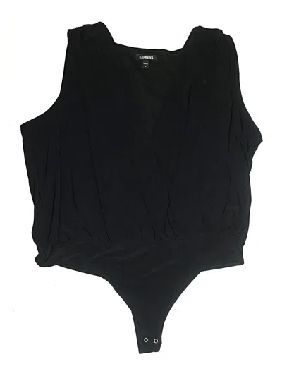 Pre-owned Express Bodysuit In Black