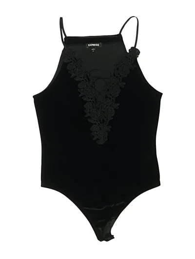 Pre-owned Express Bodysuit In Black