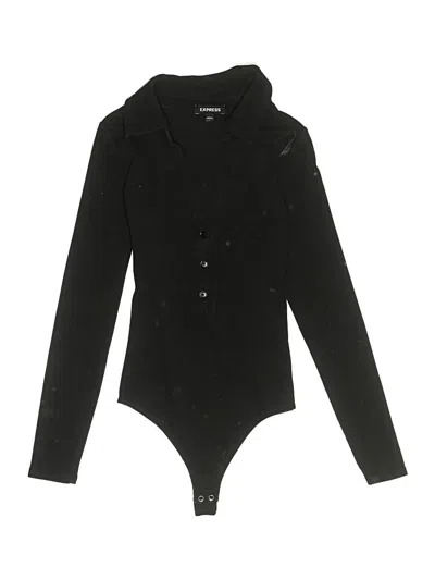 Pre-owned Express Bodysuit In Black