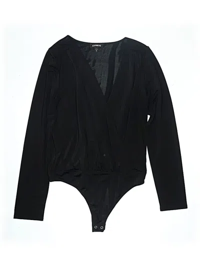 Pre-owned Express Bodysuit In Black