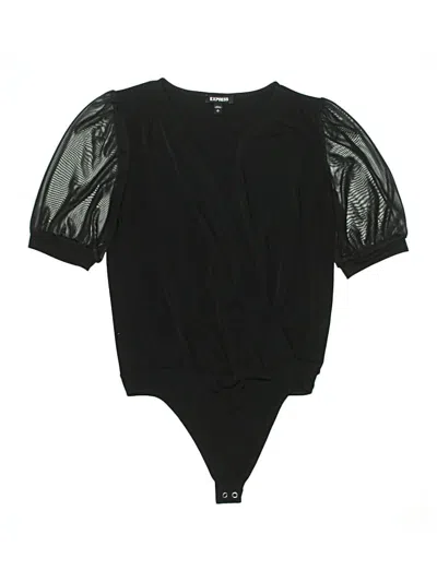 Pre-owned Express Bodysuit In Black