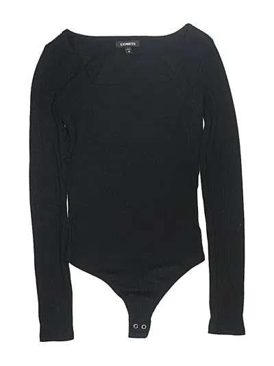 Pre-owned Express Bodysuit In Black