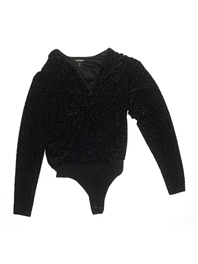 Pre-owned Express Bodysuit In Black