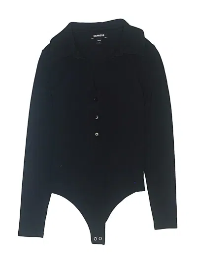 Pre-owned Express Bodysuit In Black