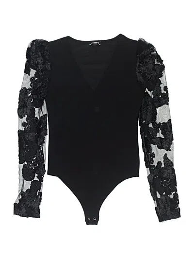 Pre-owned Express Bodysuit In Black