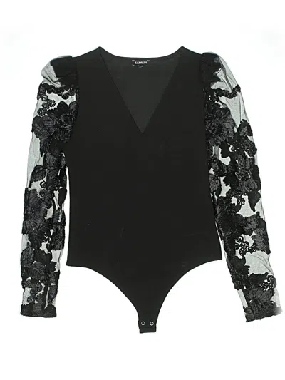 Pre-owned Express Bodysuit In Black
