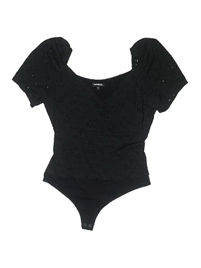 Pre-owned Express Bodysuit In Black