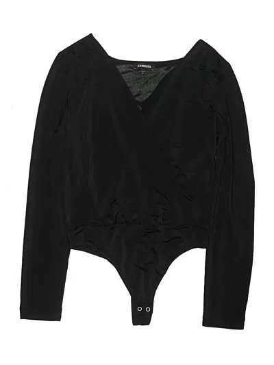 Pre-owned Express Bodysuit In Black