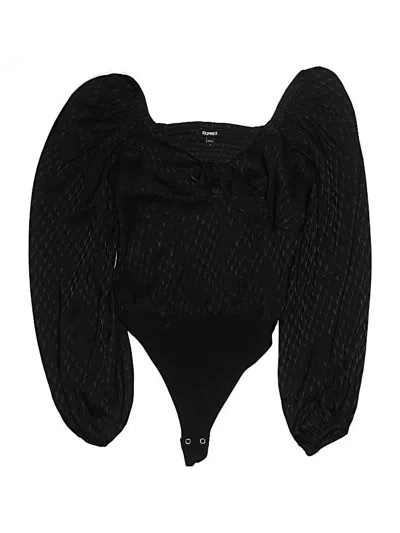 Pre-owned Express Bodysuit In Black