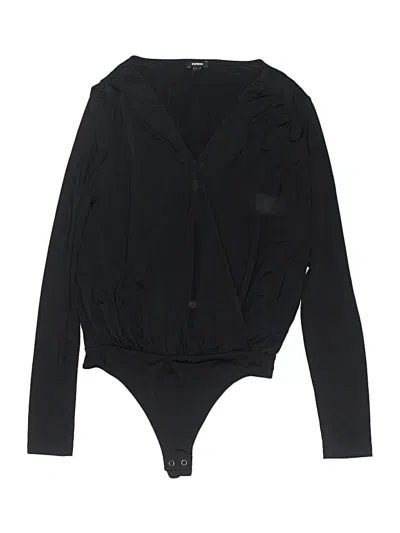 Pre-owned Express Bodysuit In Black