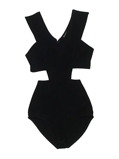 Pre-owned Express Bodysuit In Black