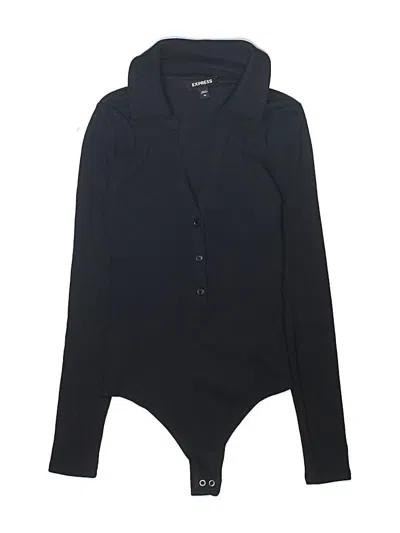 Pre-owned Express Bodysuit In Black