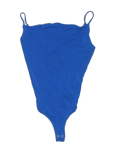 Pre-owned Express Bodysuit In Blue