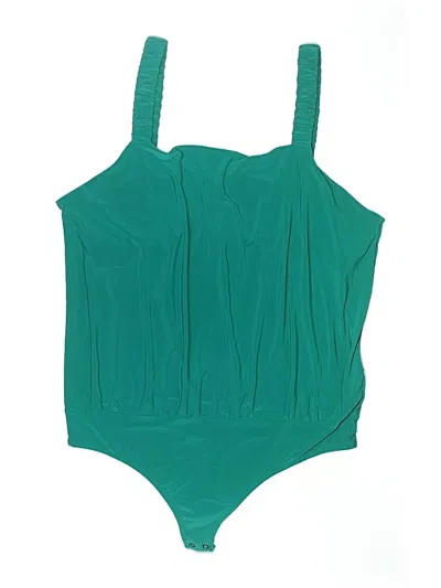 Pre-owned Express Bodysuit In Blue