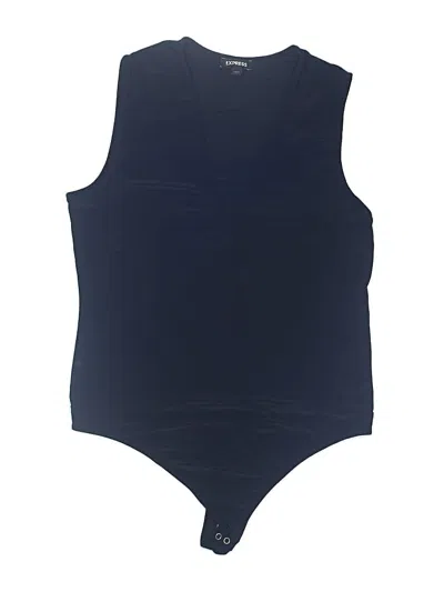 Pre-owned Express Bodysuit In Blue