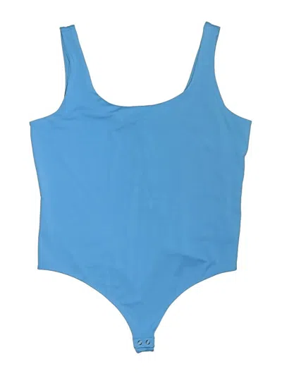 Pre-owned Express Bodysuit In Blue