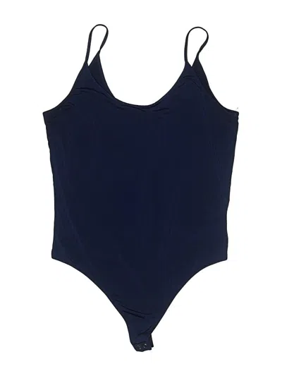 Pre-owned Express Bodysuit In Blue