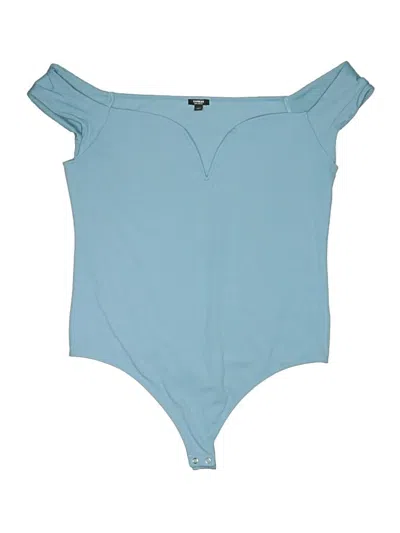 Pre-owned Express Bodysuit In Blue