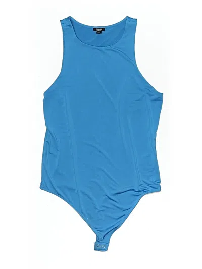 Pre-owned Express Bodysuit In Blue