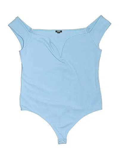 Pre-owned Express Bodysuit In Blue