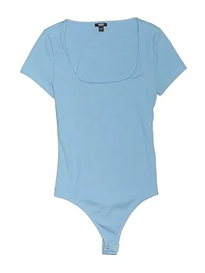 Pre-owned Express Bodysuit In Blue
