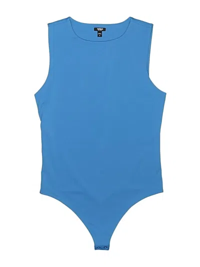 Pre-owned Express Bodysuit In Blue