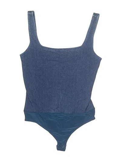 Pre-owned Express Bodysuit In Blue