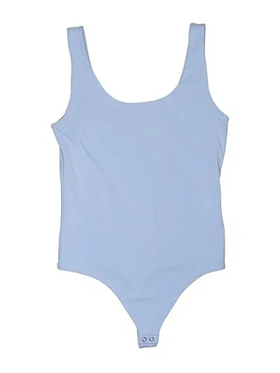 Pre-owned Express Bodysuit In Blue