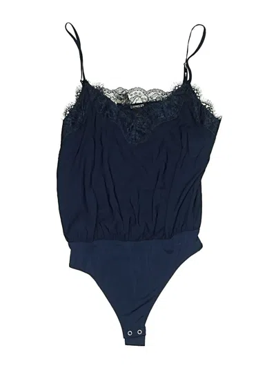 Pre-owned Express Bodysuit In Blue