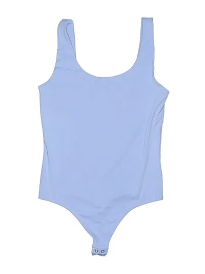 Pre-owned Express Bodysuit In Blue
