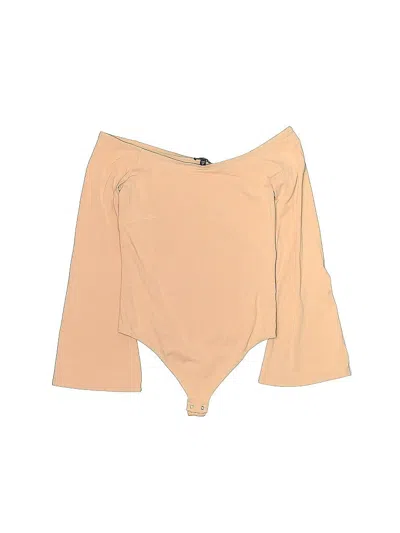 Pre-owned Express Bodysuit In Brown