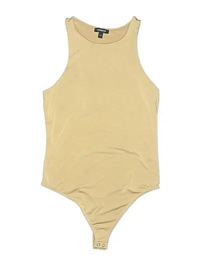 Pre-owned Express Bodysuit In Brown