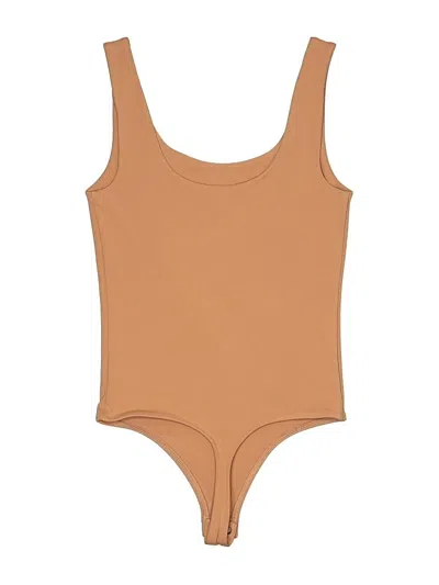 Pre-owned Express Bodysuit In Brown