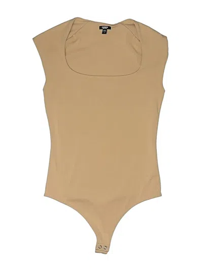 Pre-owned Express Bodysuit In Brown