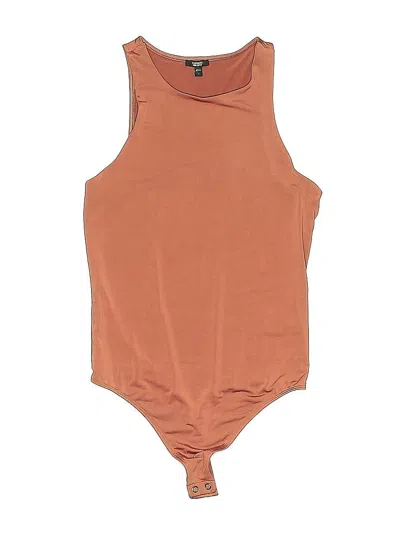 Pre-owned Express Bodysuit In Brown