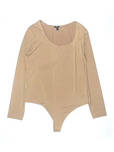Pre-owned Express Bodysuit In Brown
