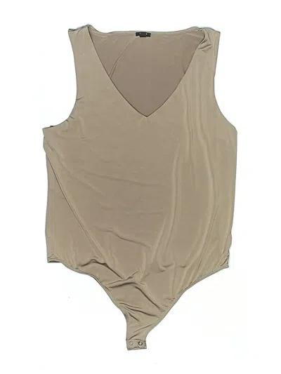Pre-owned Express Bodysuit In Brown