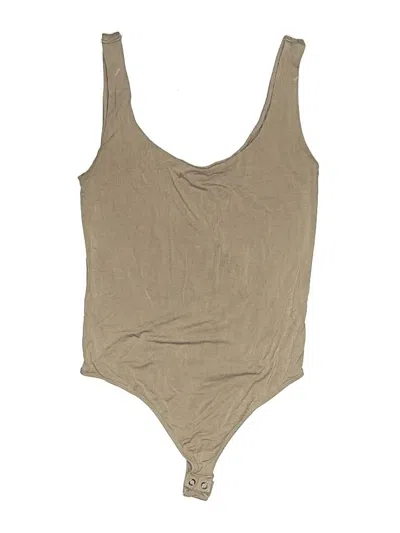 Pre-owned Express Bodysuit In Brown