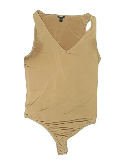 Pre-owned Express Bodysuit In Brown