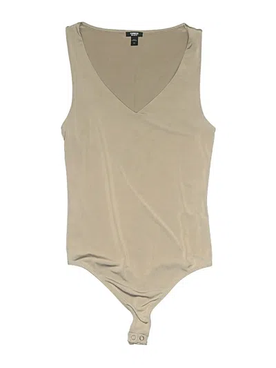 Pre-owned Express Bodysuit In Brown