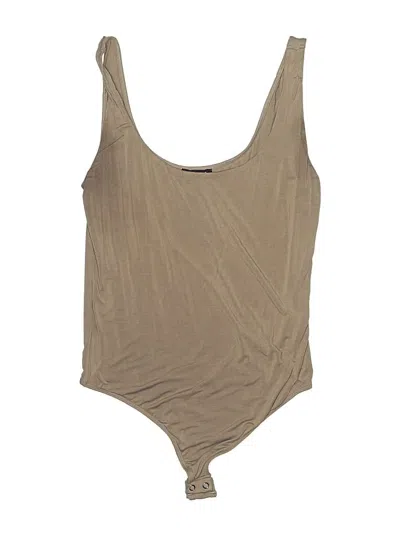 Pre-owned Express Bodysuit In Brown