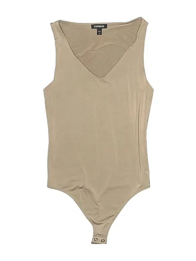 Pre-owned Express Bodysuit In Brown