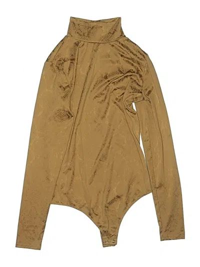 Pre-owned Express Bodysuit In Brown