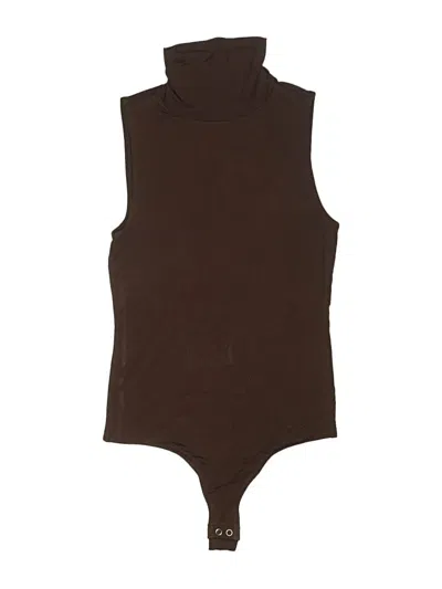 Pre-owned Express Bodysuit In Brown